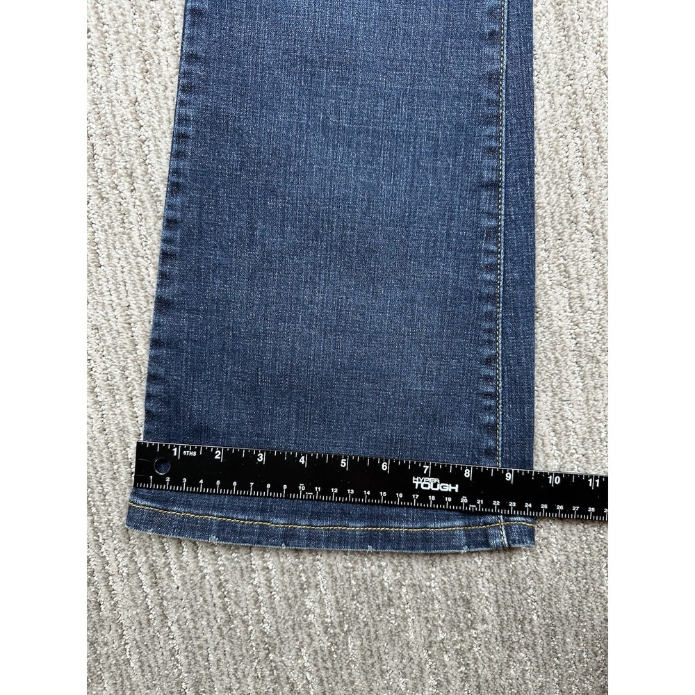 Levi's 524 Women's Too Superlow Flare Blue Jeans - Size 3 Medium (29x31.5) - Picture 9 of 11